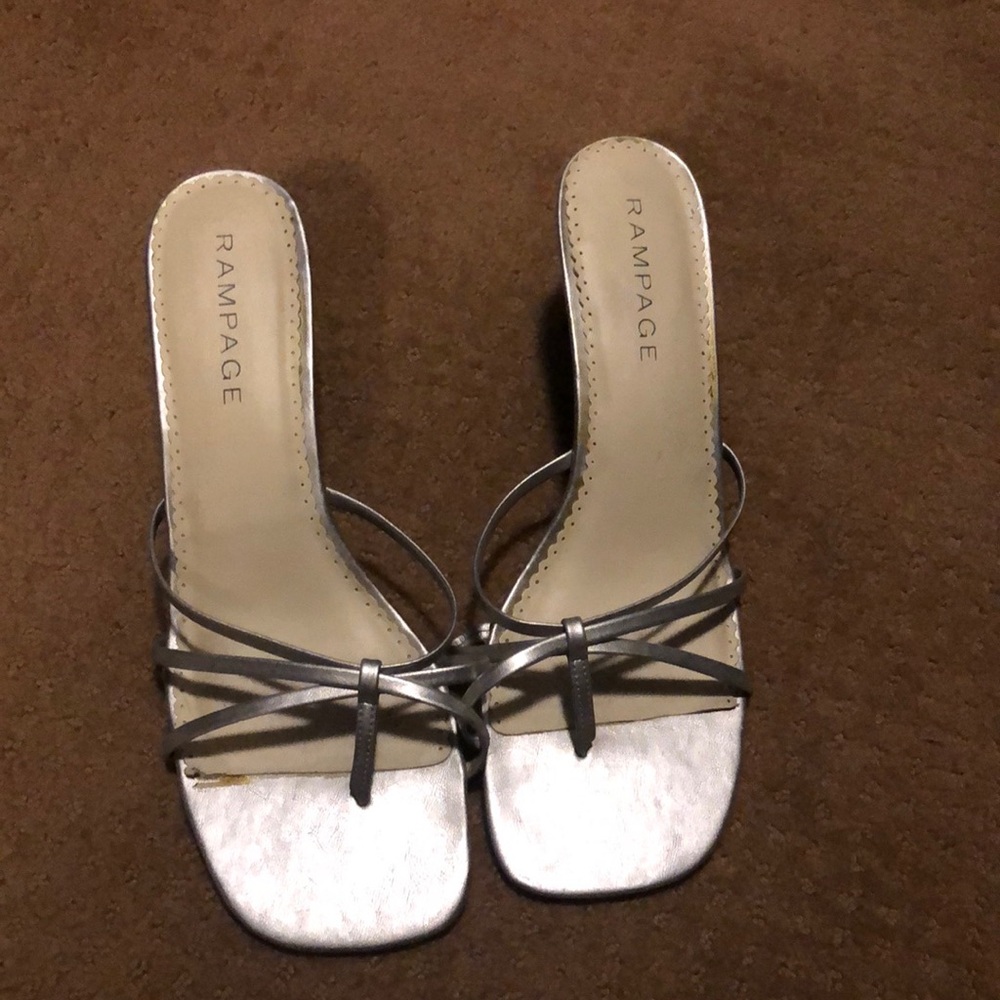 Silver Rampage Sandals